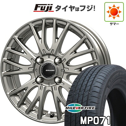 【新品国産車用4穴100】 夏タイヤ ホイール4本セット 185/60R15 ミレバー ミレコンフォート MP071(限定) コーセイ クレイシズ SE48 5.5J 15インチ(送料無料)