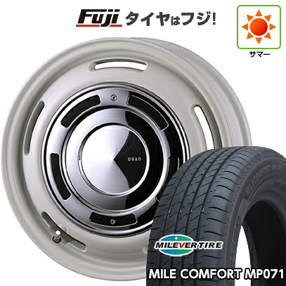 【新品 軽自動車】N-BOX タント スペーシア 夏タイヤ ホイール4本セット 155/65R14 ミレバー ミレコンフォート MP071(限定) クリムソン ディーン クロスカントリー 4.5J 14インチ(送料無料)｜フジ スペシャルセレクション 70,565円