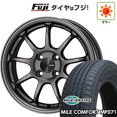 【新品 軽自動車】ハスラー デリカミニ(4WD) 夏タイヤ ホイール4本セット 165/60R15 ミレバー ミレコンフォート MP071(限定) ENKEI エンケイ PerformanceLine PF09 5J 15インチ(送料無料)