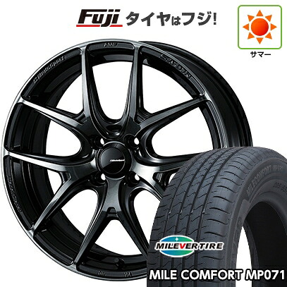 【新品 軽自動車】ハスラー デリカミニ(4WD) 夏タイヤ ホイール4本セット 165/60R15 ミレバー ミレコンフォート MP071(限定) WEDS ウェッズスポーツ SA-01R 5J 15インチ(送料無料) 58,410円