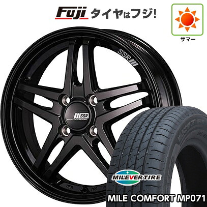 【新品 軽自動車】ハスラー デリカミニ(4WD) 夏タイヤ ホイール4本セット 165/60R15 ミレバー ミレコンフォート MP071(限定) SSR GT GTV06 4.5J 15インチ(送料無料)