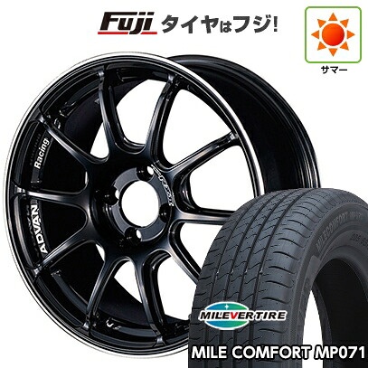 【新品 軽自動車】ハスラー デリカミニ(4WD) 夏タイヤ ホイール4本セット 165/60R15 ミレバー ミレコンフォート MP071(限定) ヨコハマ アドバンレーシング RZII 5J 15インチ(送料無料)