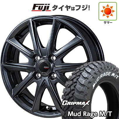 【新品】プロボックス/サクシード(リフトアップ) 夏タイヤ ホイール4本セット 185R14C 102/100Q グリップマックス マッドレイジM/T RWL(限定) モンツァ ZACK Sport-FT 5J 14インチ(送料無料)｜フジ スペシャルセレクション
