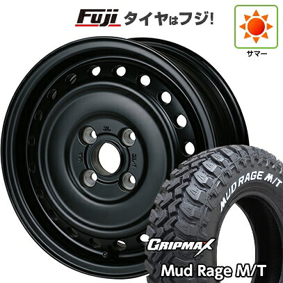 【新品】プロボックス/サクシード(リフトアップ) 夏タイヤ ホイール4本セット 185R14C 102/100Q グリップマックス マッドレイジM/T RWL(限定) ドゥオール アルジェノン フェニーチェ RX-6 5J 14インチ(送料無料)|フジ スペシャルセレクション