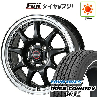 【新品 軽自動車】タフト ソリオ 夏タイヤ ホイール4本セット 165/65R15 トーヨー オープンカントリー H/TII ホワイトリボン ブレスト ユーロマジック タイプSC-9 5J 15インチ(送料無料)