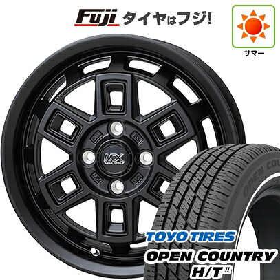 【新品 軽自動車】タフト ソリオ 夏タイヤ ホイール4本セット 165/65R15 トーヨー オープンカントリー H/TII ホワイトリボン ホットスタッフ マッドクロス アイヴァー 4.5J 15インチ(送料無料)