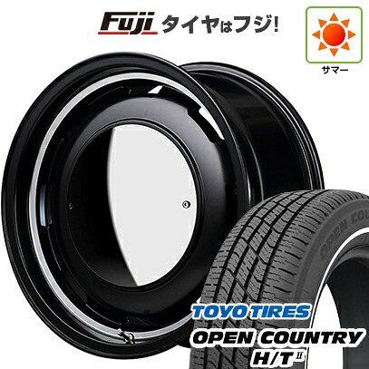 【新品 軽自動車】タフト ソリオ 夏タイヤ ホイール4本セット 165/65R15 トーヨー オープンカントリー H/TII ホワイトリボン MID WHEELS ガルシア シスコ ムーン 4.5J 15インチ(送料無料)