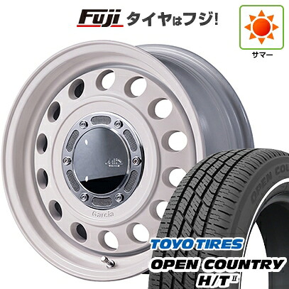 【新品 軽自動車】タフト ソリオ 夏タイヤ ホイール4本セット 165/65R15 トーヨー オープンカントリー H/TII ホワイトリボン MID WHEELS ガルシア シスコ タイプ2 4.5J 15インチ(送料無料)