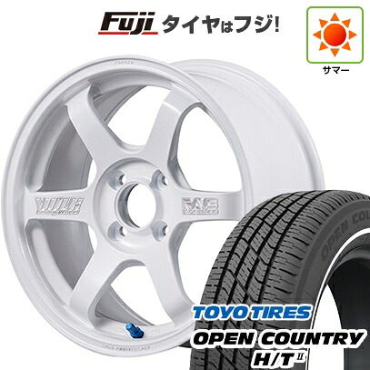 【新品 軽自動車】タフト ソリオ 夏タイヤ ホイール4本セット 165/65R15 トーヨー オープンカントリー H/TII ホワイトリボン RAYS レイズ ボルクレーシング TE37 ソニック 30th マシニングVer 5J 15インチ(送料無料)