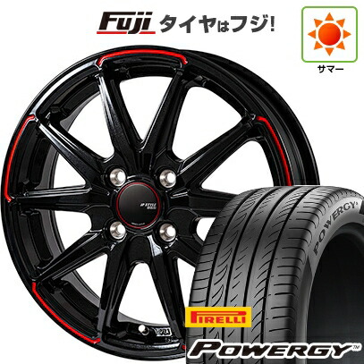 【新品国産車用4穴100】 夏タイヤ ホイール4本セット 185/65R15 ピレリ パワジー モンツァ JPスタイル R55 5.5J 15インチ(送料無料)