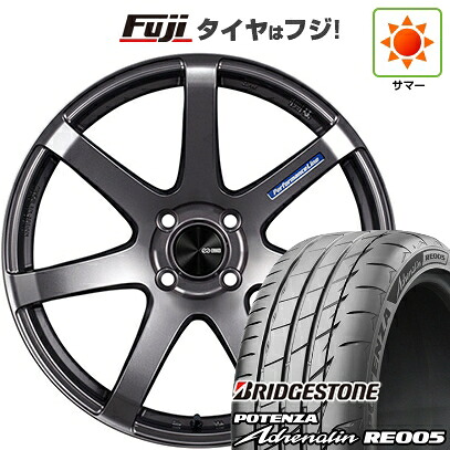 【新品 軽自動車】 夏タイヤ ホイール4本セット 165/50R16 ブリヂストン ポテンザ アドレナリン RE005 ENKEI エンケイ PerformanceLine PF07 5J 16インチ(送料無料)