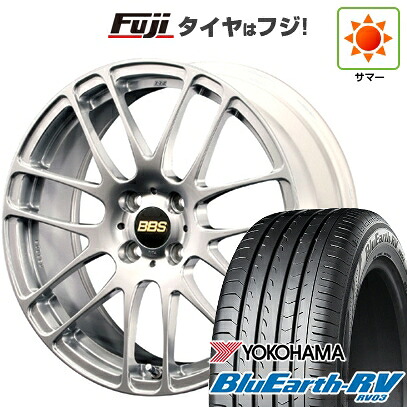 【パンク保証付き】【新品国産車用4穴100】 夏タイヤ ホイール4本セット 185/65R15 ヨコハマ ブルーアース RV-03 BBS JAPAN RE-L2 5.5J 15インチ(送料無料)