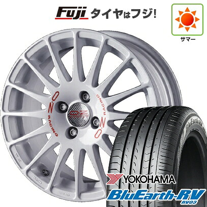 【パンク保証付き】【新品国産車用4穴100】 夏タイヤ ホイール4本セット 185/60R15 ヨコハマ ブルーアース RV-03 OZ スーパーツーリズモ WRC 6.5J 15インチ(送料無料)