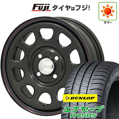 【新品】ルーミー・パッソ・ジャスティ・トール 夏タイヤ ホイール4本セット 165/65R14 ダンロップ エナセーブ RV505 モリタ デイトナズ 6J 14インチ(送料無料) 77,000円