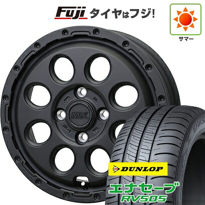 【新品】ルーミー・パッソ・ジャスティ・トール 夏タイヤ ホイール4本セット 165/65R14 ダンロップ エナセーブ RV505 ホットスタッフ マッドクロス リーコン 5J 14インチ(送料無料)|フジ スペシャルセレクション