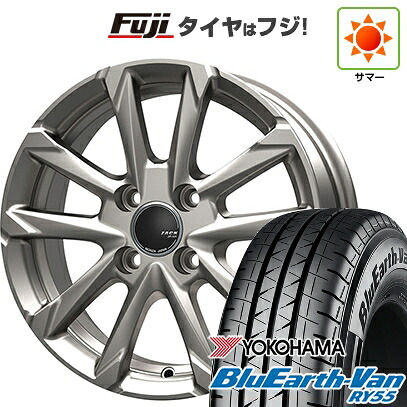 【新品】プロボックス/サクシード(リフトアップ) 夏タイヤ ホイール4本セット 185/80R14 102/100N ヨコハマ ブルーアース Van RY55 モンツァ ZACK JP-325 5J 14インチ(送料無料)|フジ スペシャルセレクション