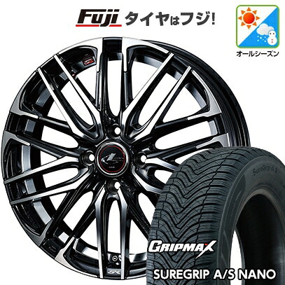 【新品】クロスビー/イグニス オールシーズンタイヤ ホイール4本セット 175/60R16 グリップマックス シュアグリップ オールシーズン ナノ(限定) WEDS ウェッズ レオニス SK 6J 16インチ(送料無料)｜フジ スペシャルセレクション 67,870円