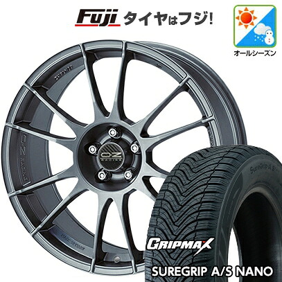 【新品】ライズ/ロッキー（ガソリン） オールシーズンタイヤ ホイール4本セット 195/65R16 グリップマックス シュアグリップ オールシーズン ナノ(限定) OZ ウルトラレッジェーラ 7J 16インチ(送料無料) 108,300円