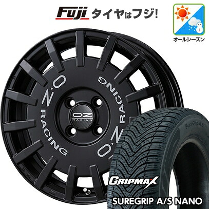 【新品】クロスビー/イグニス オールシーズンタイヤ ホイール4本セット 175/60R16 グリップマックス シュアグリップ オールシーズン ナノ(限定) OZ ラリーレーシング 5.5J 16インチ(送料無料)