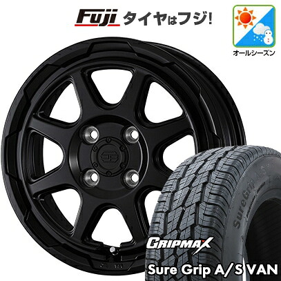 【新品】プロボックス/サクシード(160系) オールシーズンタイヤ ホイール4本セット 155R14C 88/86T グリップマックス シュアグリップ オールシーズン Van(限定2024年製) WEDS ウェッズアドベンチャー スタットベルク 5J 14インチ(送料無料)