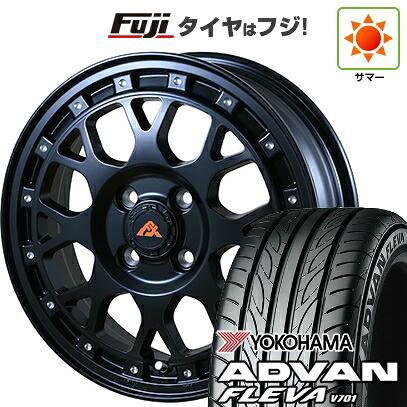 【新品 軽自動車】エブリイワゴン 夏タイヤ ホイール4本セット 165/50R15 ヨコハマ アドバン フレバV701 ドゥオール アルジェノン フェニーチェ クロスXC8 5J 15インチ(送料無料)｜フジ スペシャルセレクション