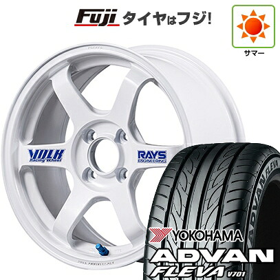 【新品 軽自動車】エブリイワゴン 夏タイヤ ホイール4本セット 165/50R15 ヨコハマ アドバン フレバV701 RAYS レイズ ボルクレーシング TE37 ソニック 30th ステッカーVer 5.5J 15インチ(送料無料)