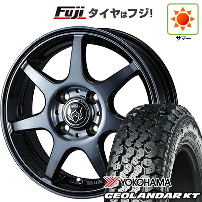 【新品 軽自動車】軽トラ 軽バン 夏タイヤ ホイール4本セット 145/80R12 80/78N ヨコハマ ジオランダー KT WEDS ウェッズ ライツレー KW 4J 12インチ(送料無料)