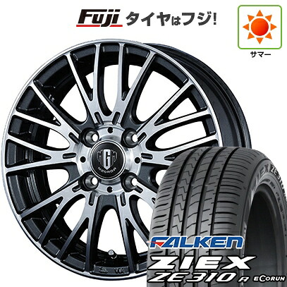 【新品国産車用4穴100】 夏タイヤ ホイール4本セット 195/45R16 ファルケン ジークス ZE310R エコラン(限定) コーセイ MZ-GROW VM25R 6J 16インチ(送料無料) 55,860円