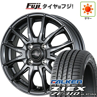 【新品国産車用4穴100】 夏タイヤ ホイール4本セット 185/60R15 ファルケン ジークス ZE310R エコラン(限定) トピー シビラ NEXT X2 5.5J 15インチ(送料無料)|フジ スペシャルセレクション