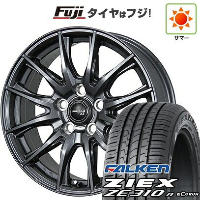【新品国産車用4穴100】 夏タイヤ ホイール4本セット 195/55R16 ファルケン ジークス ZE310R エコラン(限定) トピー シビラ NEXT X2 6J 16インチ(送料無料)｜フジ スペシャルセレクション 53,160円