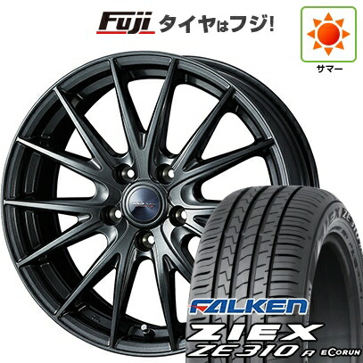 【新品国産車用4穴100】 夏タイヤ ホイール4本セット 195/55R16 ファルケン ジークス ZE310R エコラン(限定) WEDS ウェッズ ヴェルバ スポルトII 6J 16インチ(送料無料)