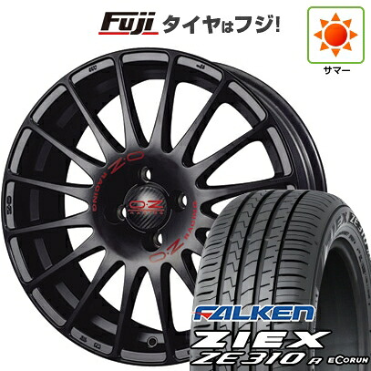 【新品国産車用4穴100】 夏タイヤ ホイール4本セット 205/45R17 ファルケン ジークス ZE310R エコラン(限定) OZ スーパーツーリズモ GT 7J 17インチ(送料無料)