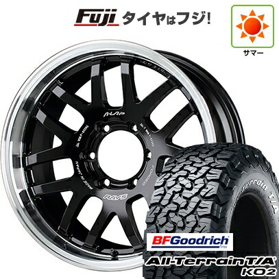 【新品国産車用6穴139.7】 夏タイヤ ホイール4本セット 35X12.5R17 BFグッドリッチ オールテレーンT/A KO2 RWL/RBL RAYS レイズ A LAP-07X 8J 17インチ(送料無料)