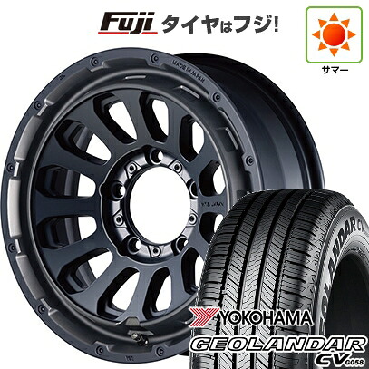 【新品】ジムニーシエラ/ジムニーノマド 夏タイヤ ホイール4本セット 215/70R16 ヨコハマ ジオランダー CV G058 エムテクノ M.T.S.JAPAN X CROSS TW 16インチ(送料無料)