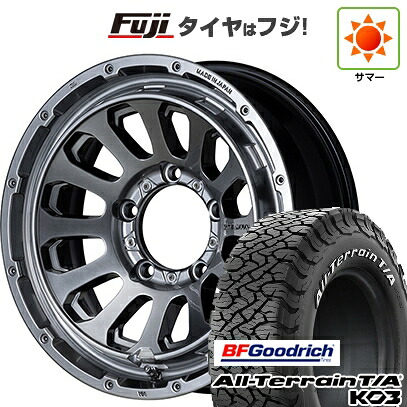 【新品】ジムニーシエラ/ジムニーノマド 夏タイヤ ホイール4本セット 215/70R16 BFグッドリッチ オールテレーンT/A KO3 RWL エムテクノ M.T.S.JAPAN X CROSS TW【限定】 6J 16インチ(送料無料)