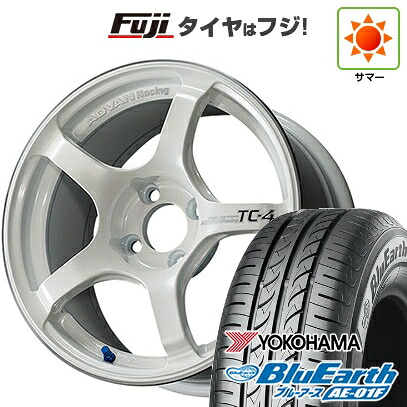 【新品国産車用5穴114.3】 夏タイヤ ホイール4本セット 205/55R16 ヨコハマ ブルーアース AE-01F ヨコハマ アドバンレーシング TC-4 7J 16インチ(送料無料)｜フジ スペシャルセレクション