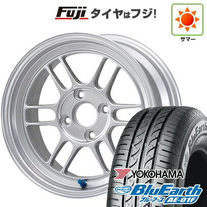 【新品国産車用5穴114.3】 夏タイヤ ホイール4本セット 205/55R16 ヨコハマ ブルーアース AE-01F ENKEI エンケイ Racing RP-F1 7J 16インチ(送料無料)