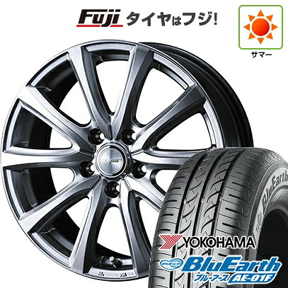 【新品国産車用5穴100】 夏タイヤ ホイール4本セット 205/55R16 ヨコハマ ブルーアース AE-01F WEDS ウェッズ ジョーカー スマッシュ 6.5J 16インチ(送料無料)