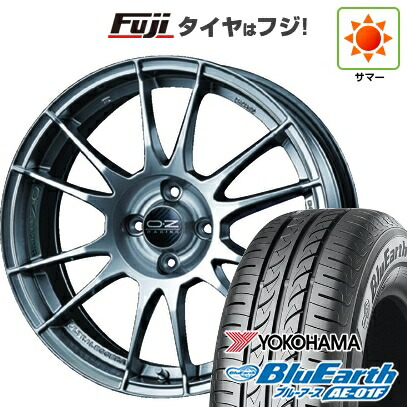 【新品国産車用5穴100】 夏タイヤ ホイール4本セット 205/55R16 ヨコハマ ブルーアース AE-01F OZ ウルトラレッジェーラ 7J 16インチ(送料無料)