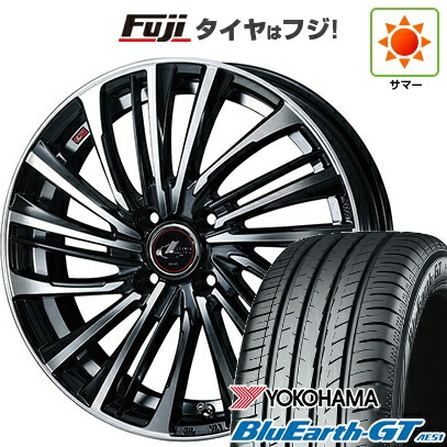 【新品国産車用5穴114.3】 夏タイヤ ホイール4本セット 205/50R17 ヨコハマ ブルーアース GT AE51 WEDS ウェッズ レオニス FS 6.5J 17インチ(送料無料)