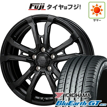 【新品】フリード クロスター 夏タイヤ ホイール4本セット 205/45R17 ヨコハマ ブルーアース GT AE51 モンツァ HI-BLOCK ヴィラス 7J 17インチ(送料無料)｜フジ スペシャルセレクション