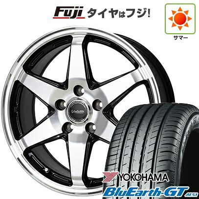 【新品】フリード クロスター 夏タイヤ ホイール4本セット 205/45R17 ヨコハマ ブルーアース GT AE51 ホットスタッフ ヴァレット アンクレイ 7J 17インチ(送料無料)