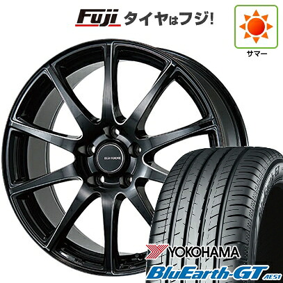 【新品】フリード クロスター 夏タイヤ ホイール4本セット 205/45R17 ヨコハマ ブルーアース GT AE51 ブリヂストン エコフォルム CRS23 7J 17インチ(送料無料)