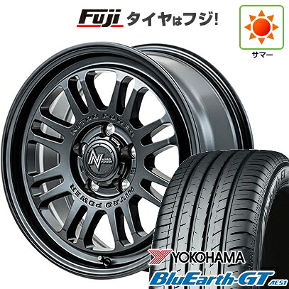 【新品】フリード クロスター 夏タイヤ ホイール4本セット 205/45R17 ヨコハマ ブルーアース GT AE51 MID WHEELS NITRO POWER M16 アサルト 7J 17インチ(送料無料)