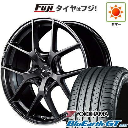 【新品国産車用5穴114.3】 夏タイヤ ホイール4本セット 205/55R17 ヨコハマ ブルーアース GT AE51 MID WHEELS MID EXCLUSIVE 025F 7J 17インチ(送料無料)|フジ スペシャルセレクション