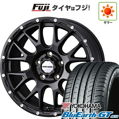 【新品】フリード クロスター 夏タイヤ ホイール4本セット 205/45R17 ヨコハマ ブルーアース GT AE51 WEDS ウェッズアドベンチャー マッドヴァンス 08 7J 17インチ(送料無料)