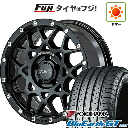 【新品】フリード クロスター 夏タイヤ ホイール4本セット 205/45R17 ヨコハマ ブルーアース GT AE51 RAYS レイズ デイトナ M8 7J 17インチ(送料無料)