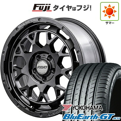 【新品】フリード クロスター 夏タイヤ ホイール4本セット 205/45R17 ヨコハマ ブルーアース GT AE51 RAYS レイズ デイトナ M9+ SPEC-M 7J 17インチ(送料無料)|フジ スペシャルセレクション