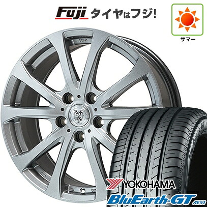 【新品】フリード クロスター 夏タイヤ ホイール4本セット 185/65R15 ヨコハマ ブルーアース GT AE51 ビッグウエイ TRG-バーンII 6J 15インチ(送料無料)