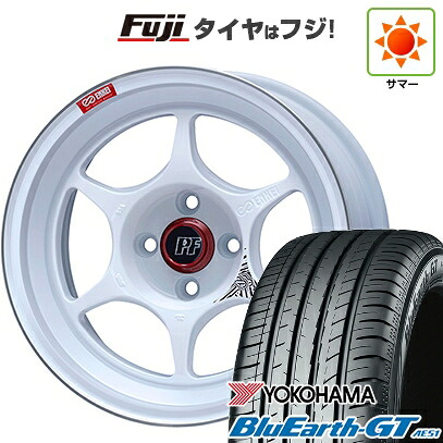 【新品】フリード クロスター 夏タイヤ ホイール4本セット 205/45R17 ヨコハマ ブルーアース GT AE51 ENKEI エンケイ PerformanceLine PF06 マシニングホワイト 7J 17インチ(送料無料)